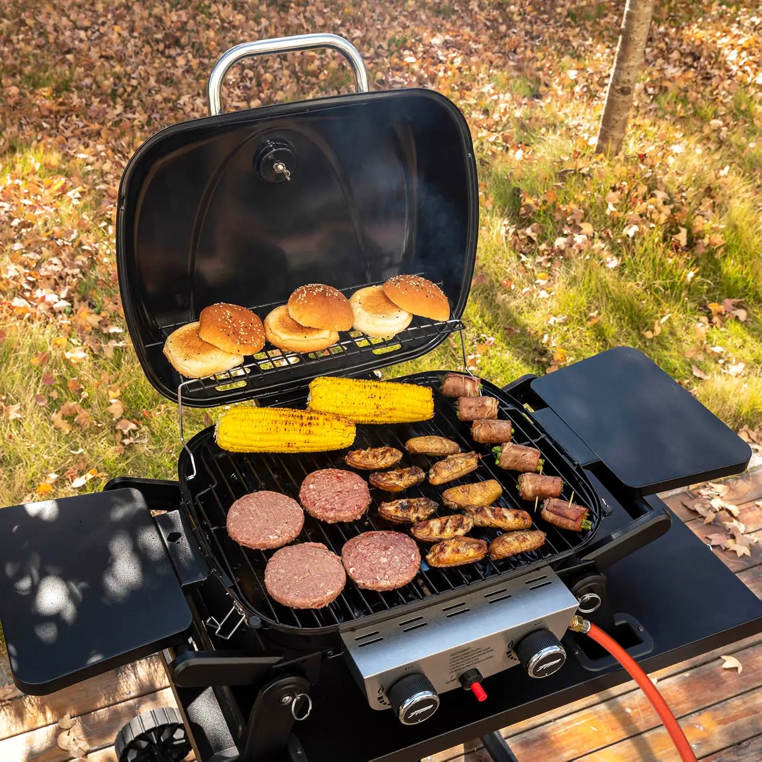 Barbecue à gaz en acier 48 × 37 cm vue 2