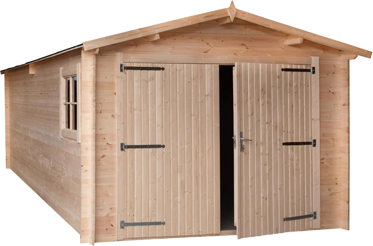 Garage en Bois, EP 28mm, Surface utile 17.42m², INT013