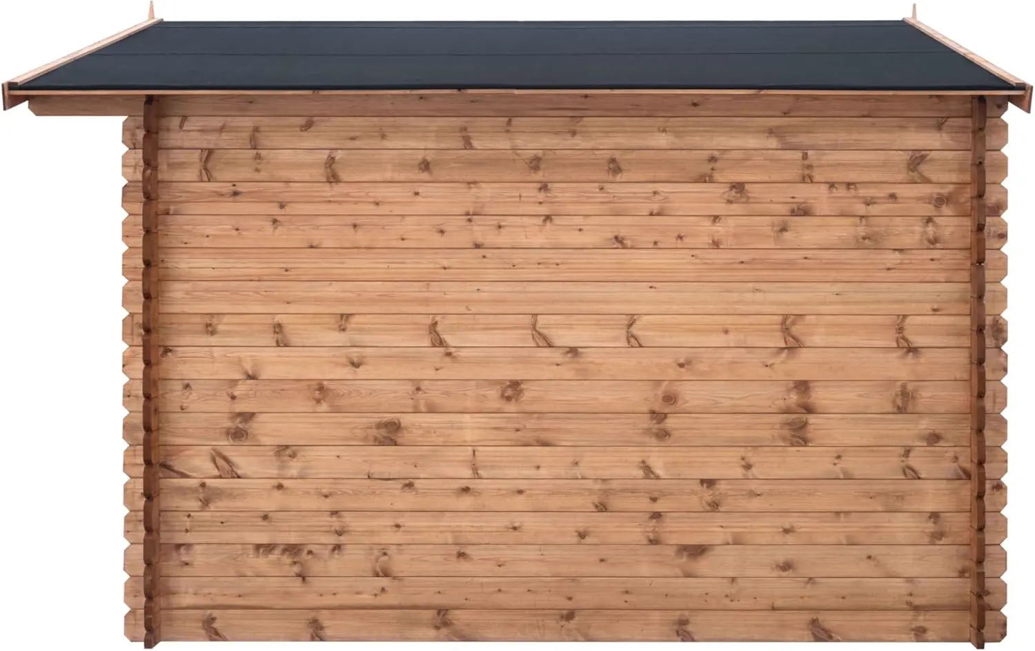 Abri de jardin en bois en bois noir 9,9m² vue 3