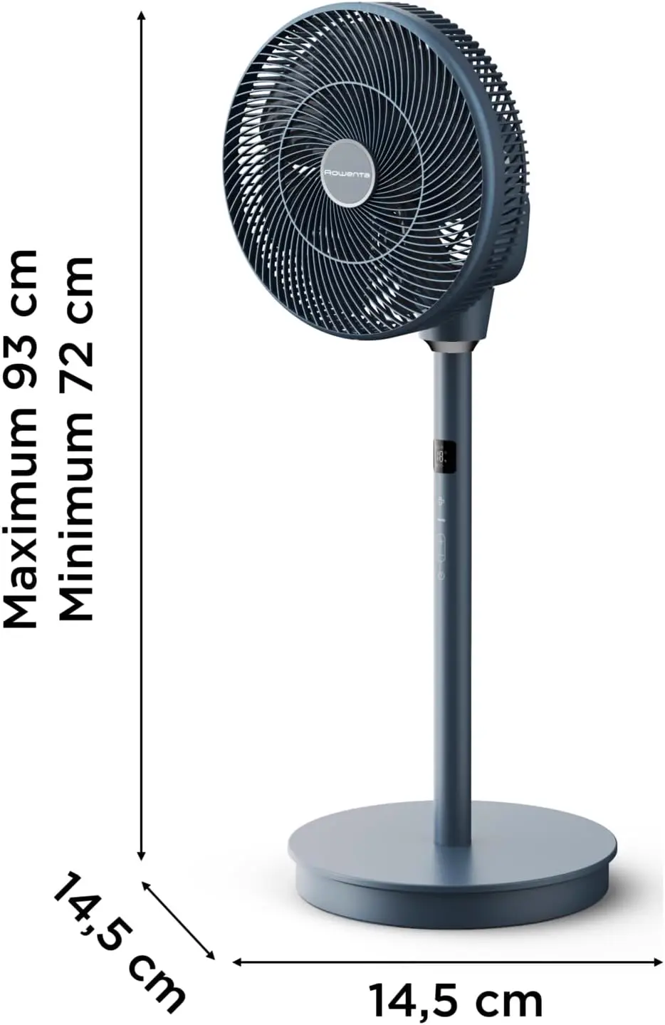 Ventilateur Rowenta Turbo Silence Compact 3D Multiflow vue 9