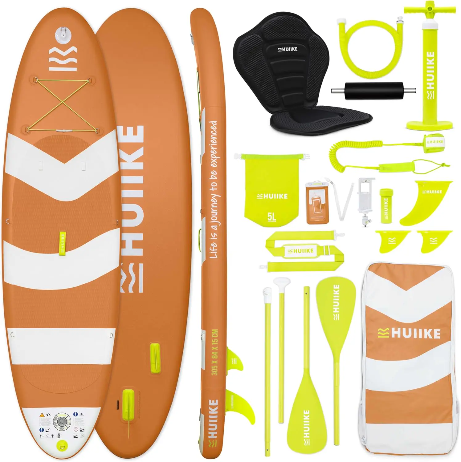 HUIIKE Paddle Gonflable Adulte avec Accessoires Inclus