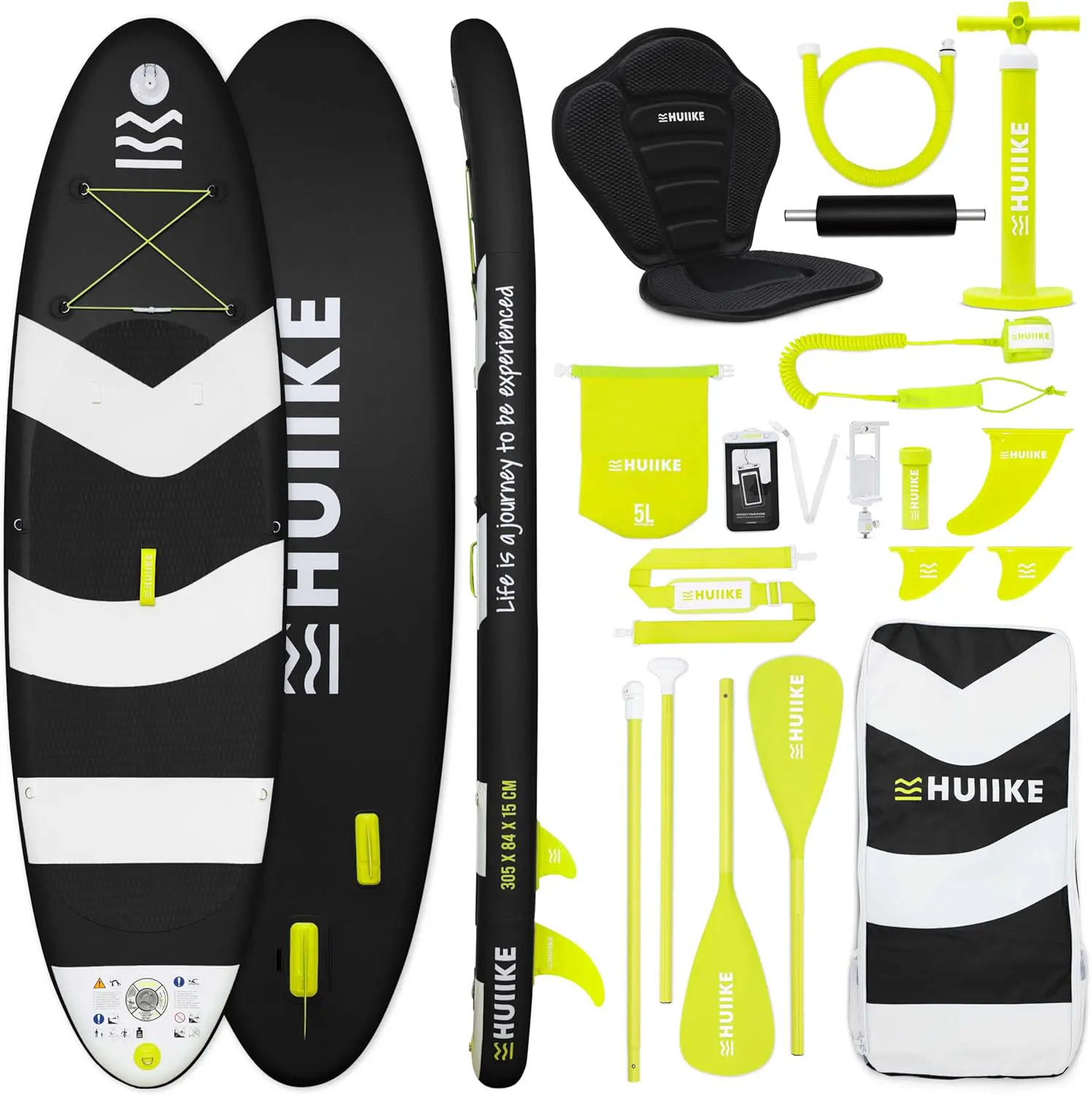 HUIIKE Paddle Gonflable Adulte avec Accessoires Inclus