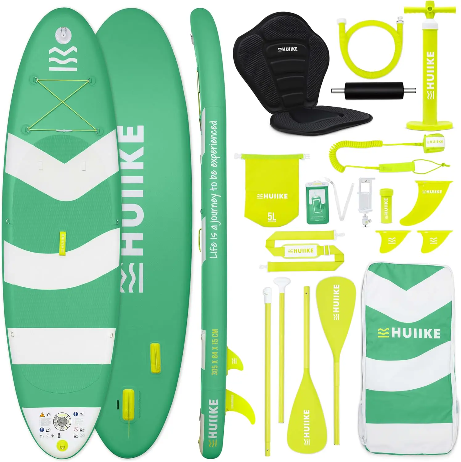 HUIIKE Paddle Gonflable Adulte avec Accessoires Inclus