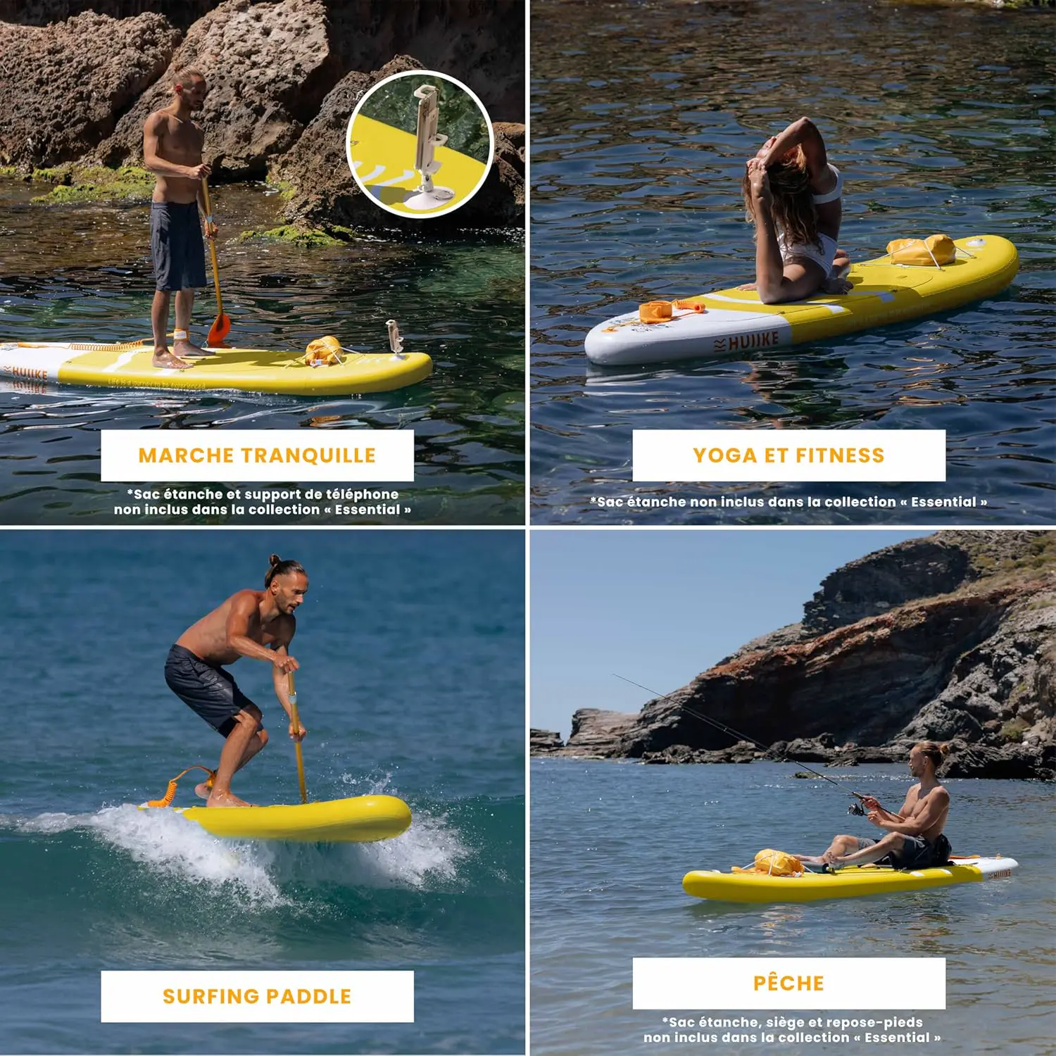 Paddle gonflable en aluminium 84 x 15 cm vue 5