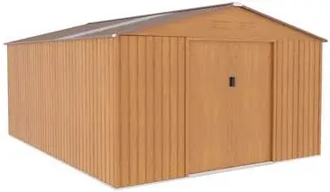OOGarden - Abri de Jardin métal Imitation Bois 15m² avec puits