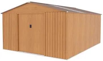 Abri de jardin en bois en bois marron 15m² vue 4