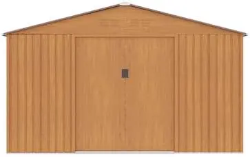 Abri de jardin en bois en bois marron 15m² vue 5