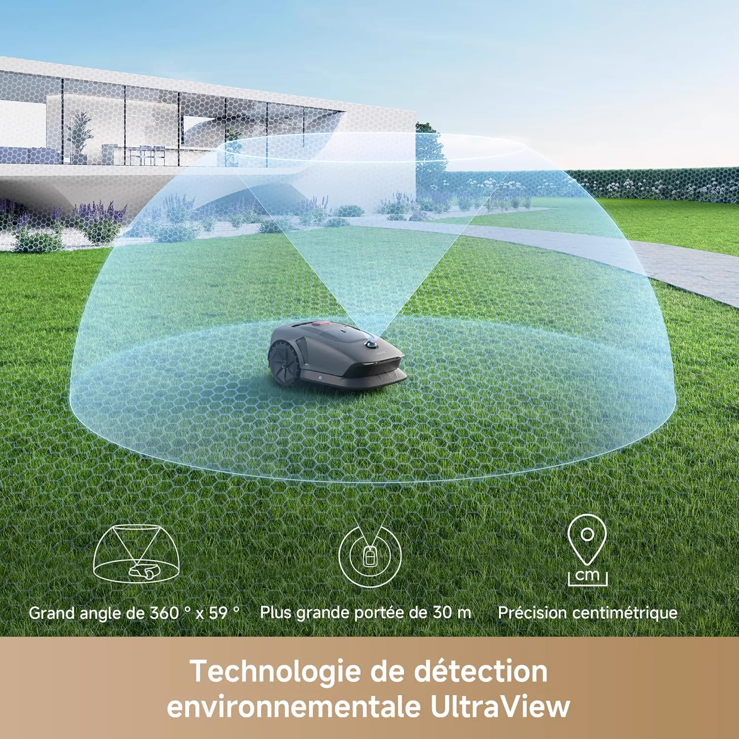 Tondeuse autoportée 800 m² vue 3