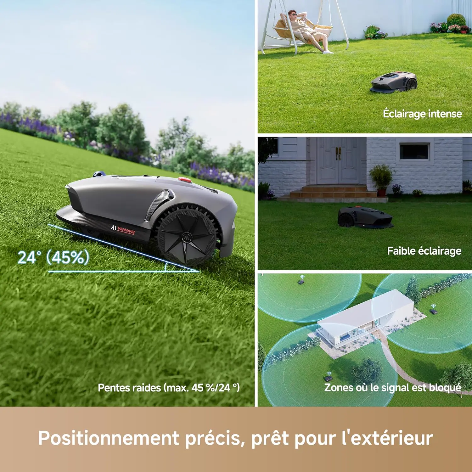 Tondeuse autoportée 800 m² vue 4