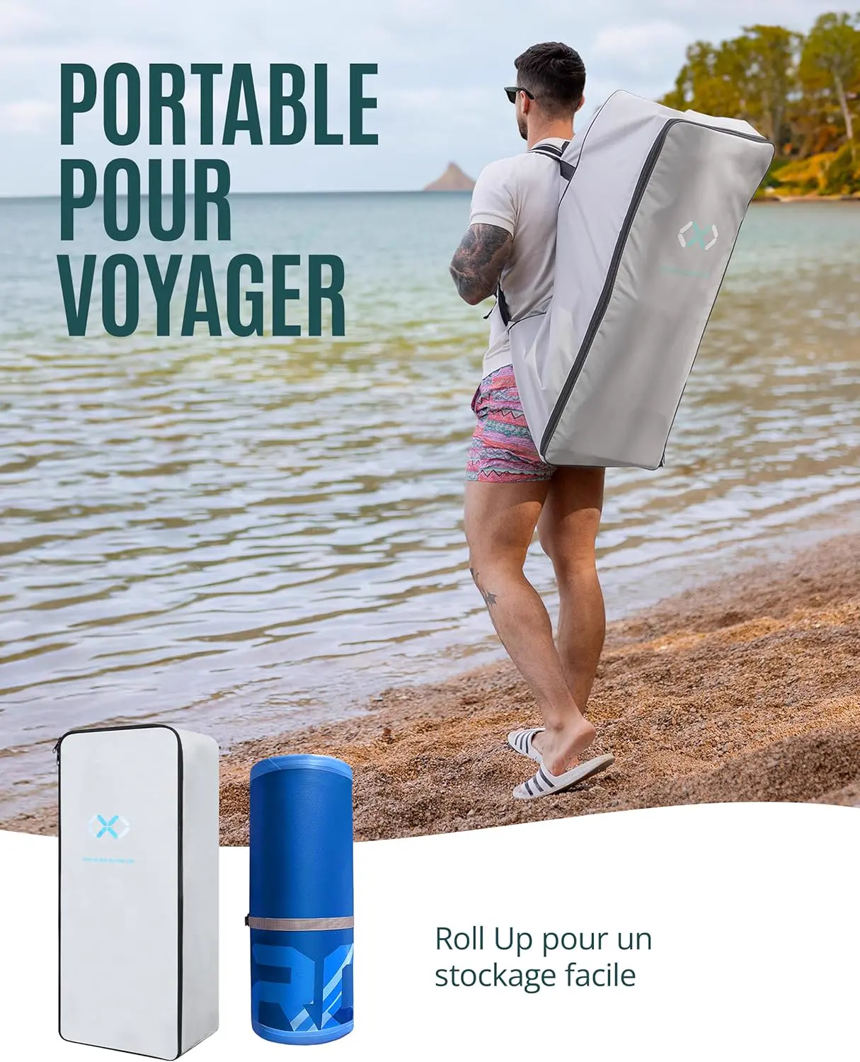 Paddle gonflable en acier 350 x 89 cm vue 6