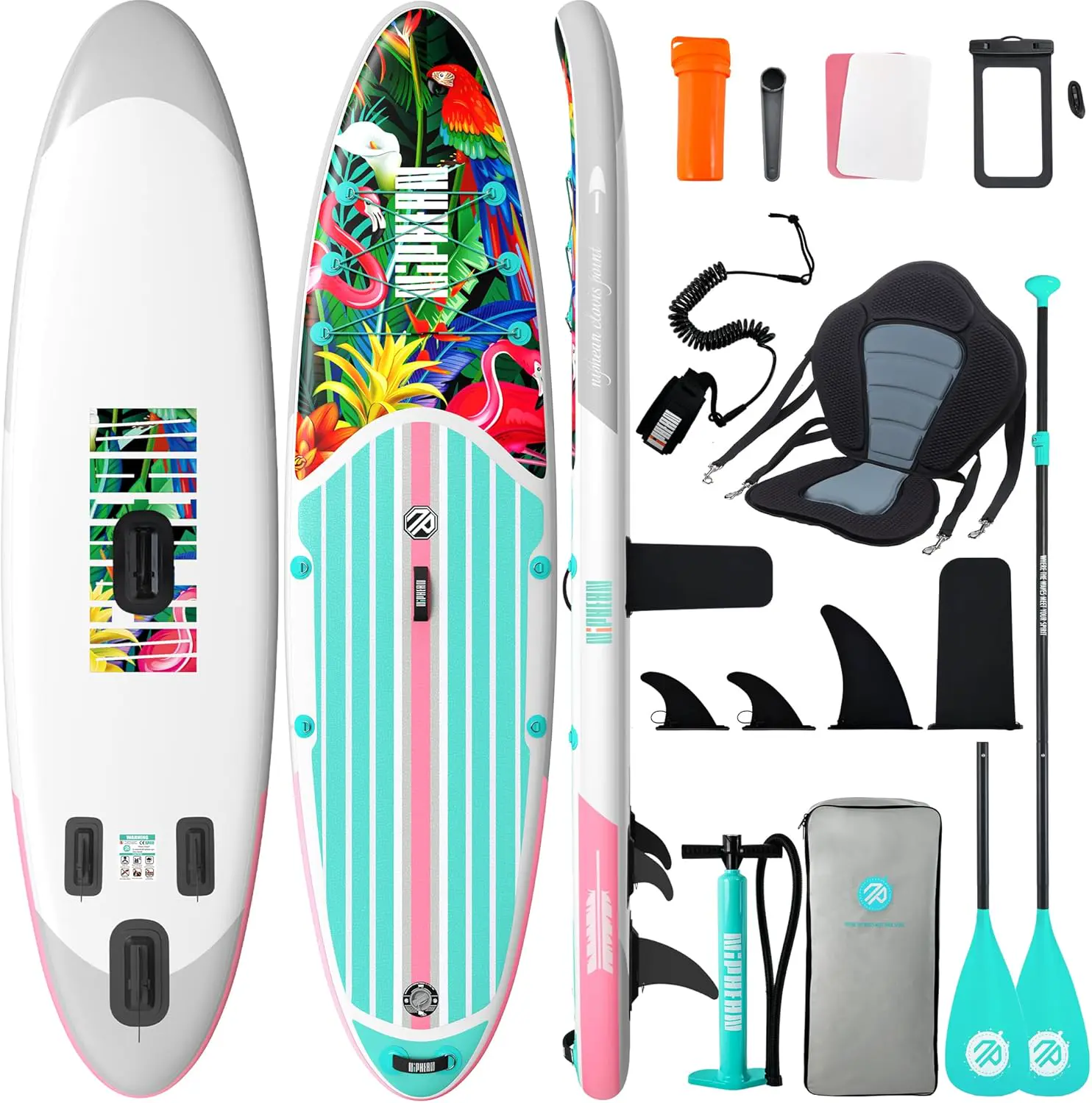 Paddle gonflable Niphean Paddle Gonflable Adulte avec Tous Les… vue 1