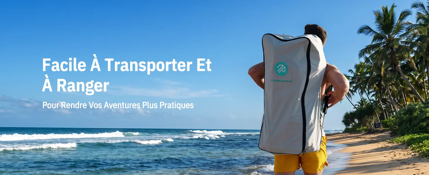 Paddle gonflable 2 places — contenu détaillé 6