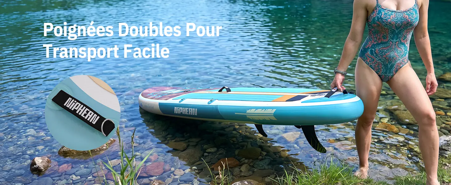 Paddle gonflable 2 places — contenu détaillé 10