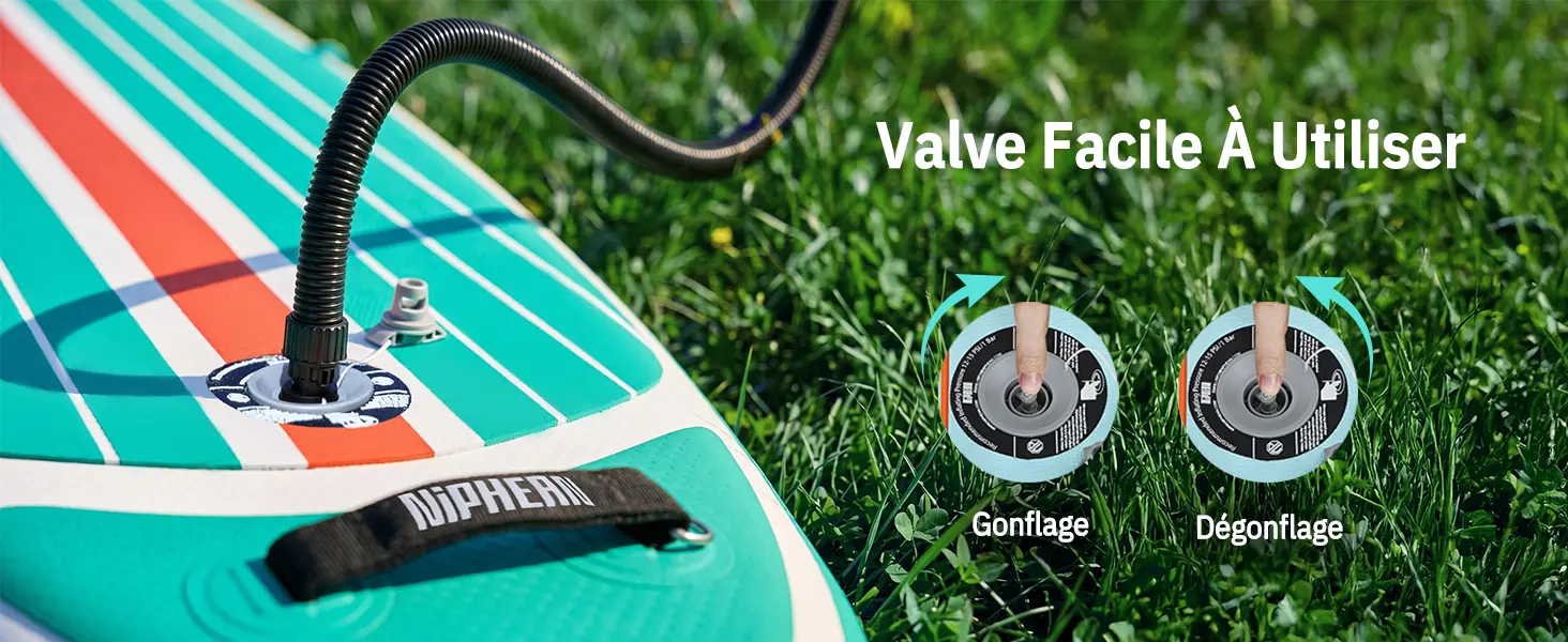 Paddle gonflable 2 places — contenu détaillé 11