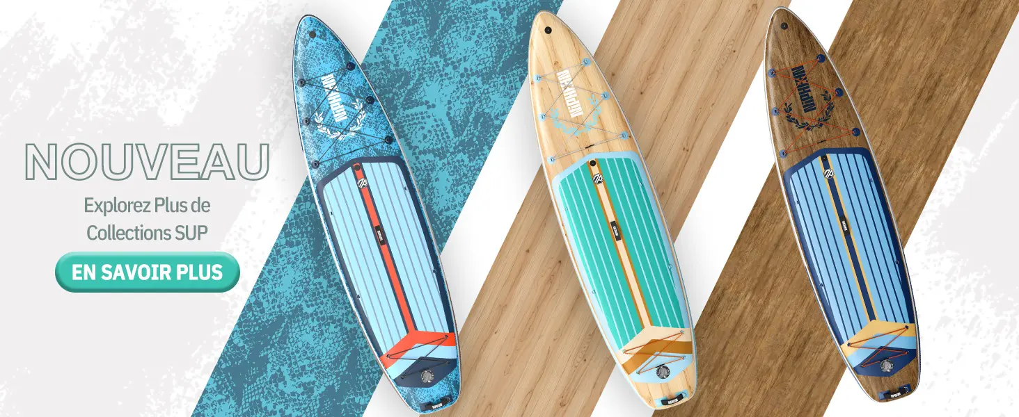 Paddle gonflable 2 places — contenu détaillé 14