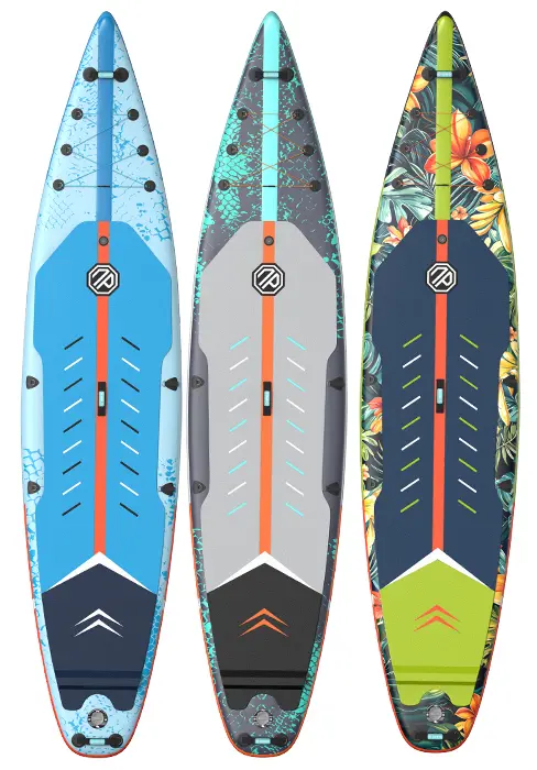Paddle gonflable 2 places — contenu détaillé 21
