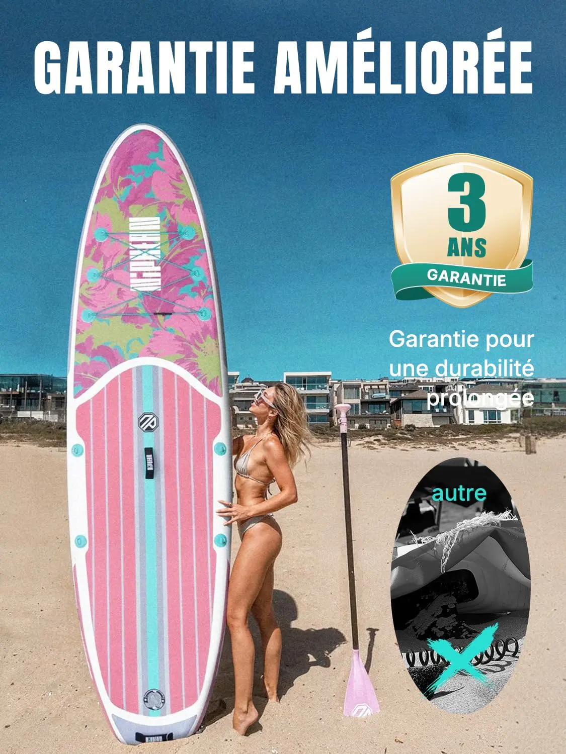 Paddle gonflable Niphean Paddle Gonflable Adulte avec Tous Les… vue 9