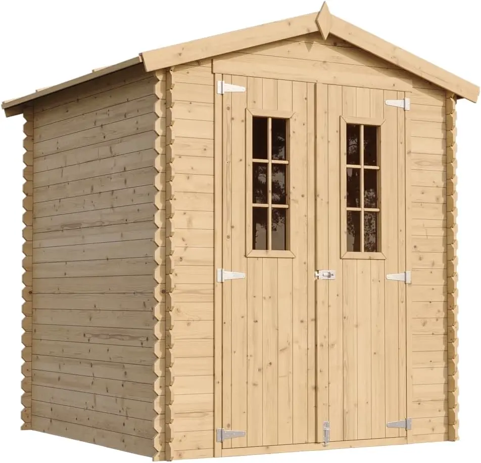 Abri de Jardin en Bois - Stockage extérieur I186xL196xH218 cm/ 2,82