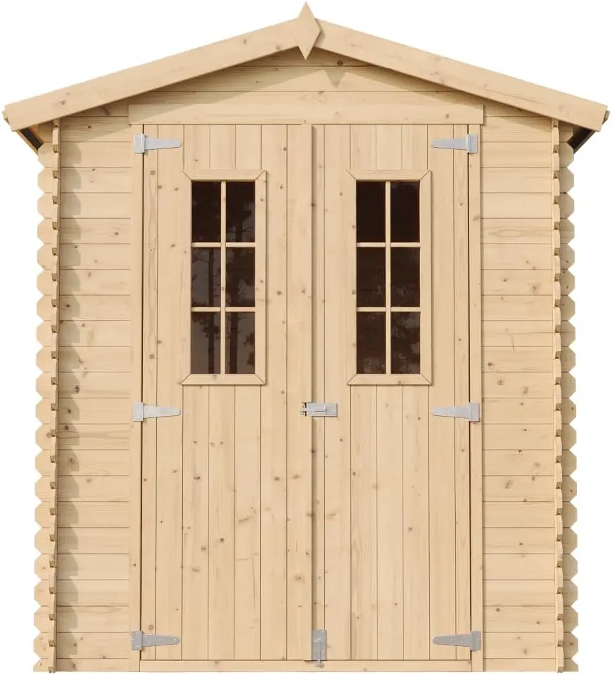 Abri de jardin en bois en bois marron 2,82 m² vue 7