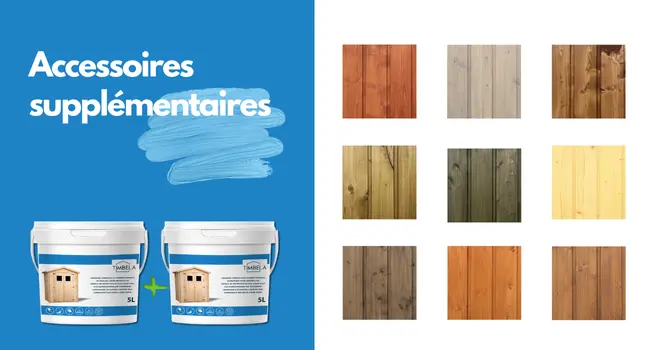Abri de jardin en bois en bois beige 4,33 m² — contenu détaillé 7