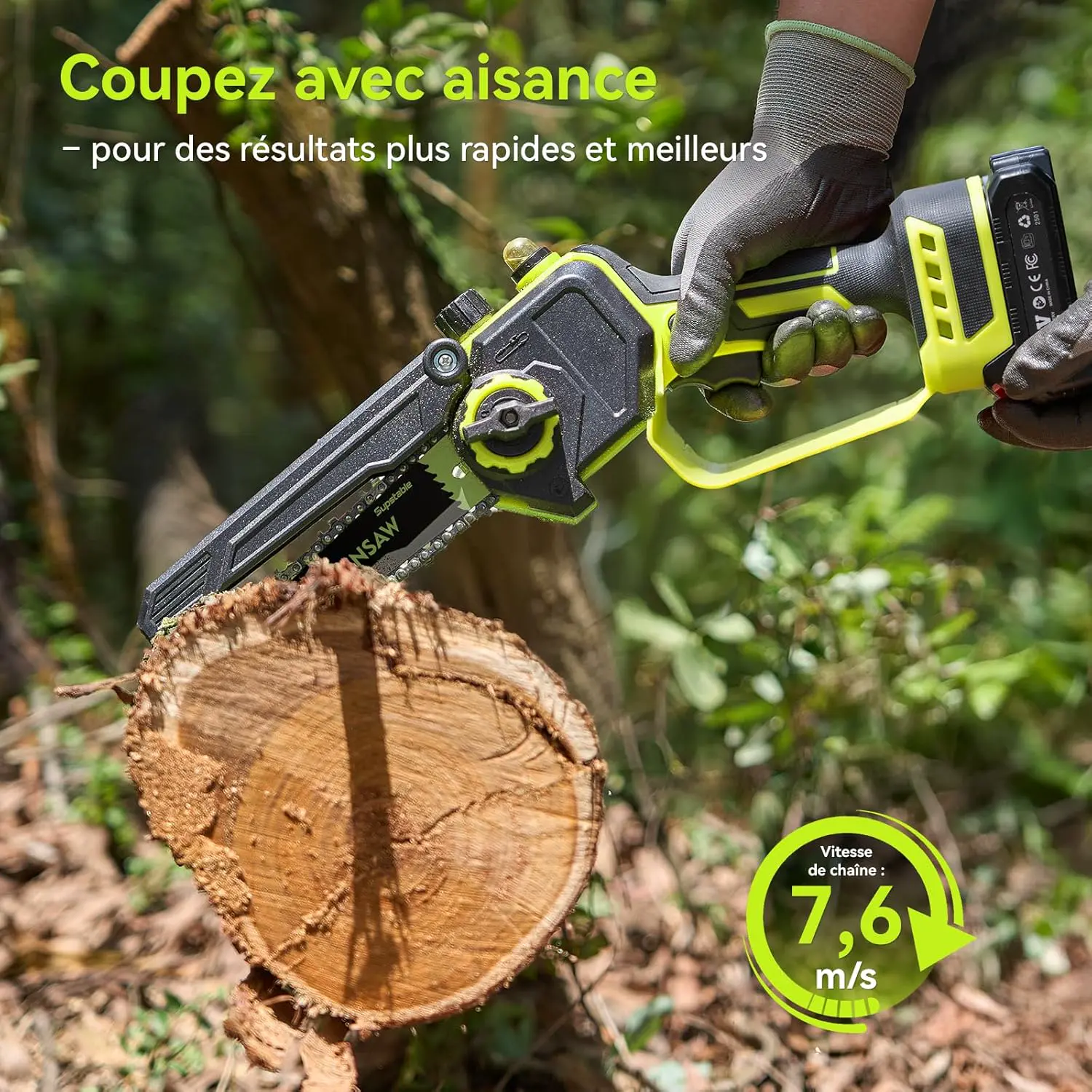 Tronçonneuse électrique en acier 2 × 2000 vue 4