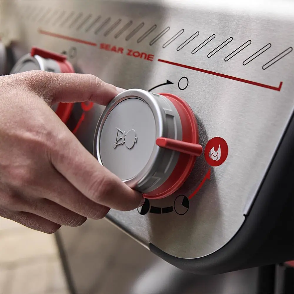 Barbecue weber en acier vue 3