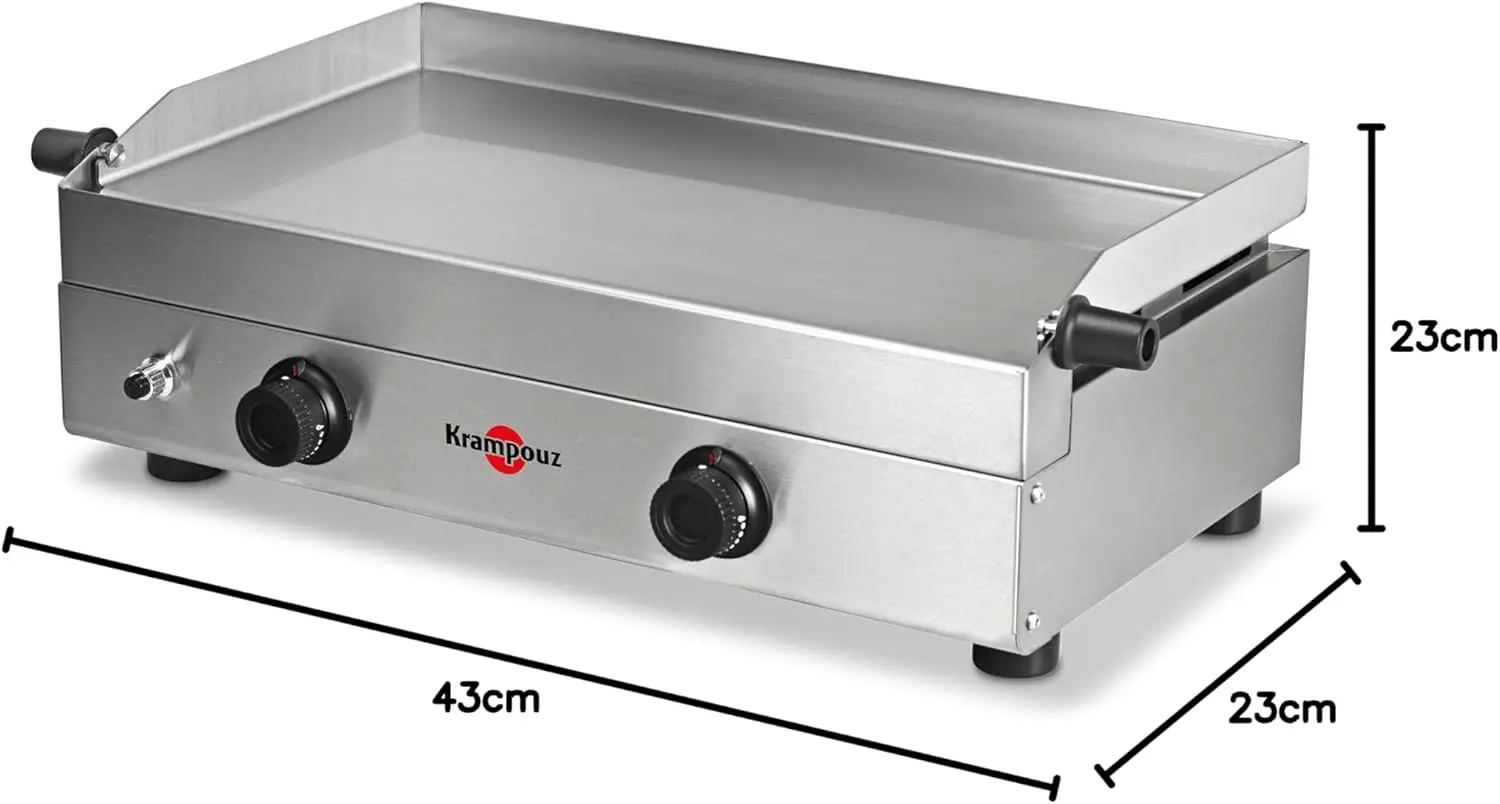 Plancha en acier 64 x 33 cm vue 7