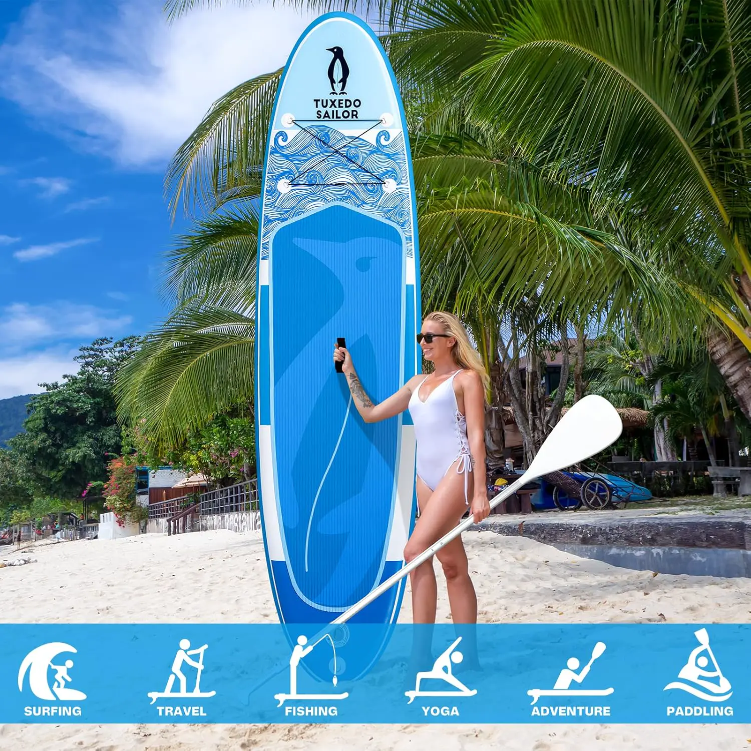 Paddle gonflable Tuxedo Sailor Paddle Gonflable Adulte vue 7
