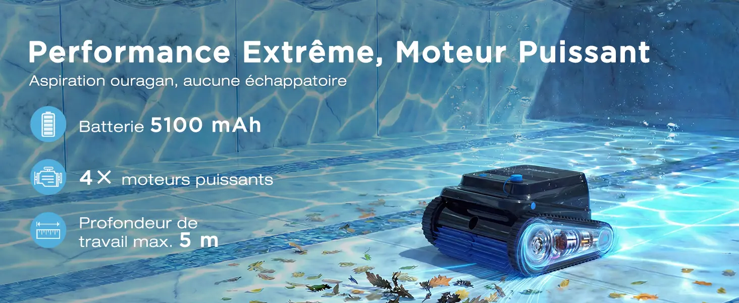 Robot piscine sable 200 m² — contenu détaillé 8