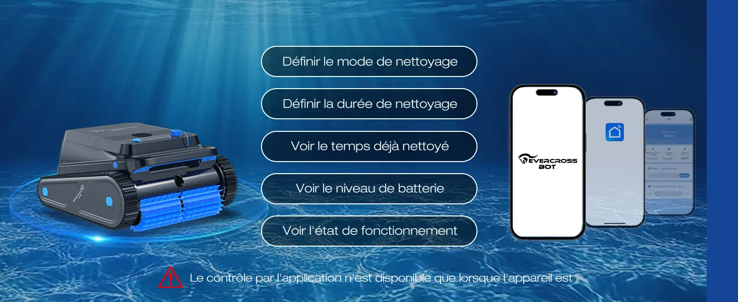 Robot piscine sable 200 m² — contenu détaillé 13