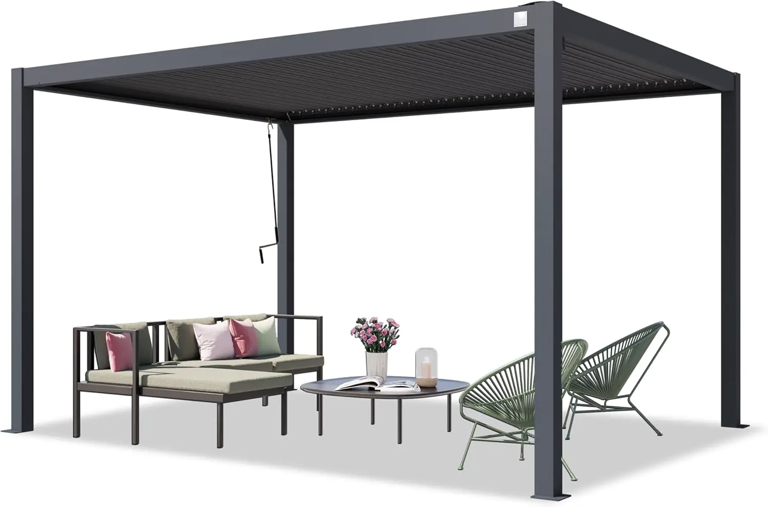 Anthracite 3x4 m