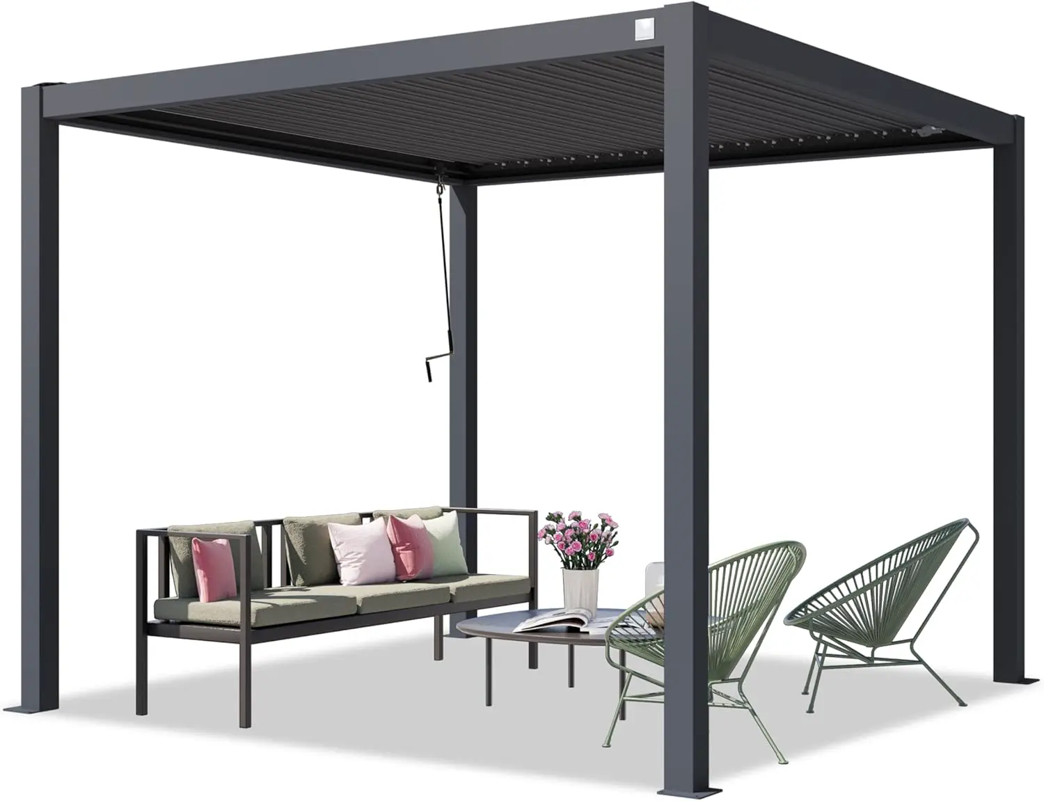 Anthracite 3x3 m