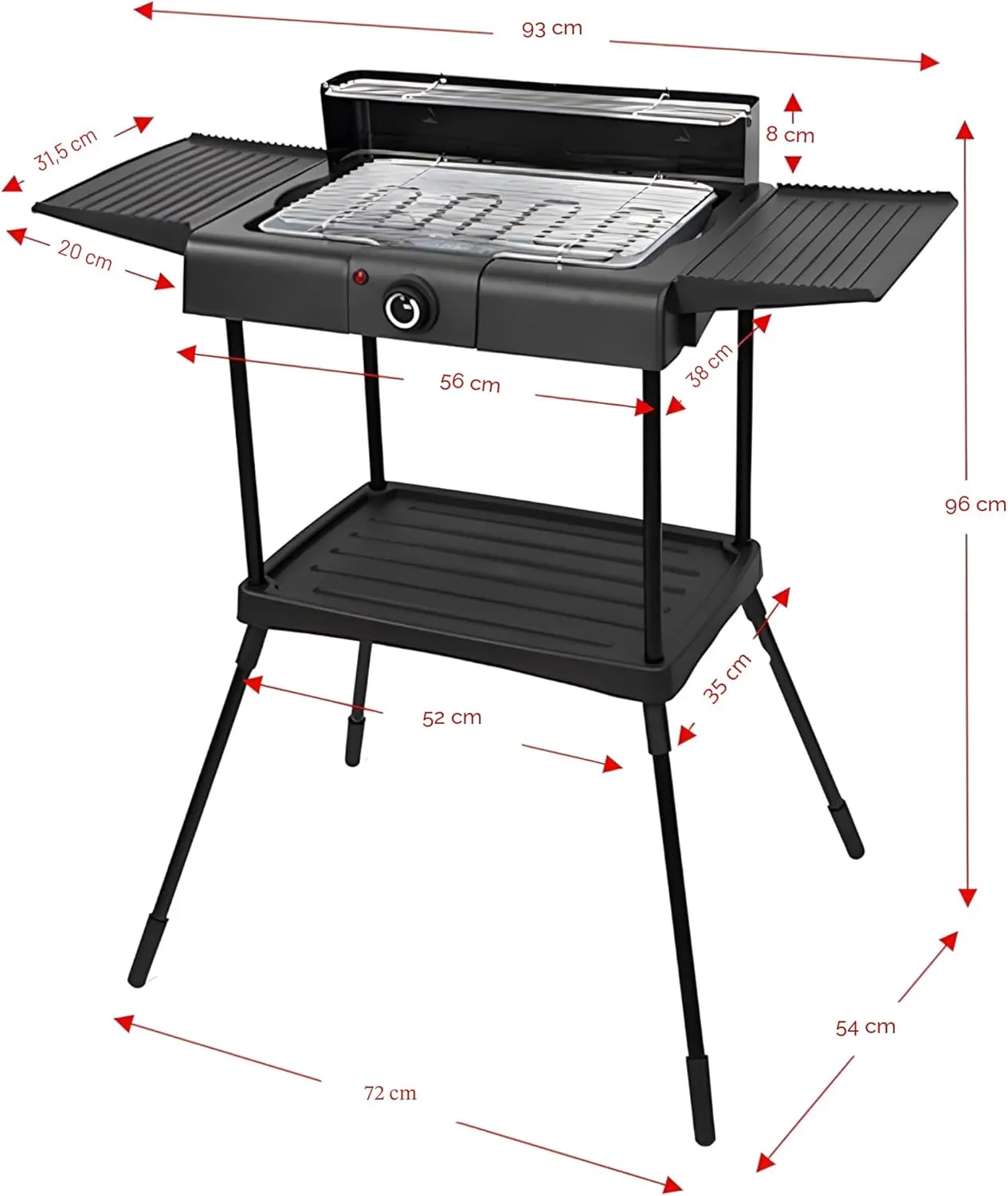 Barbecue électrique 41 x 26 cm vue 8