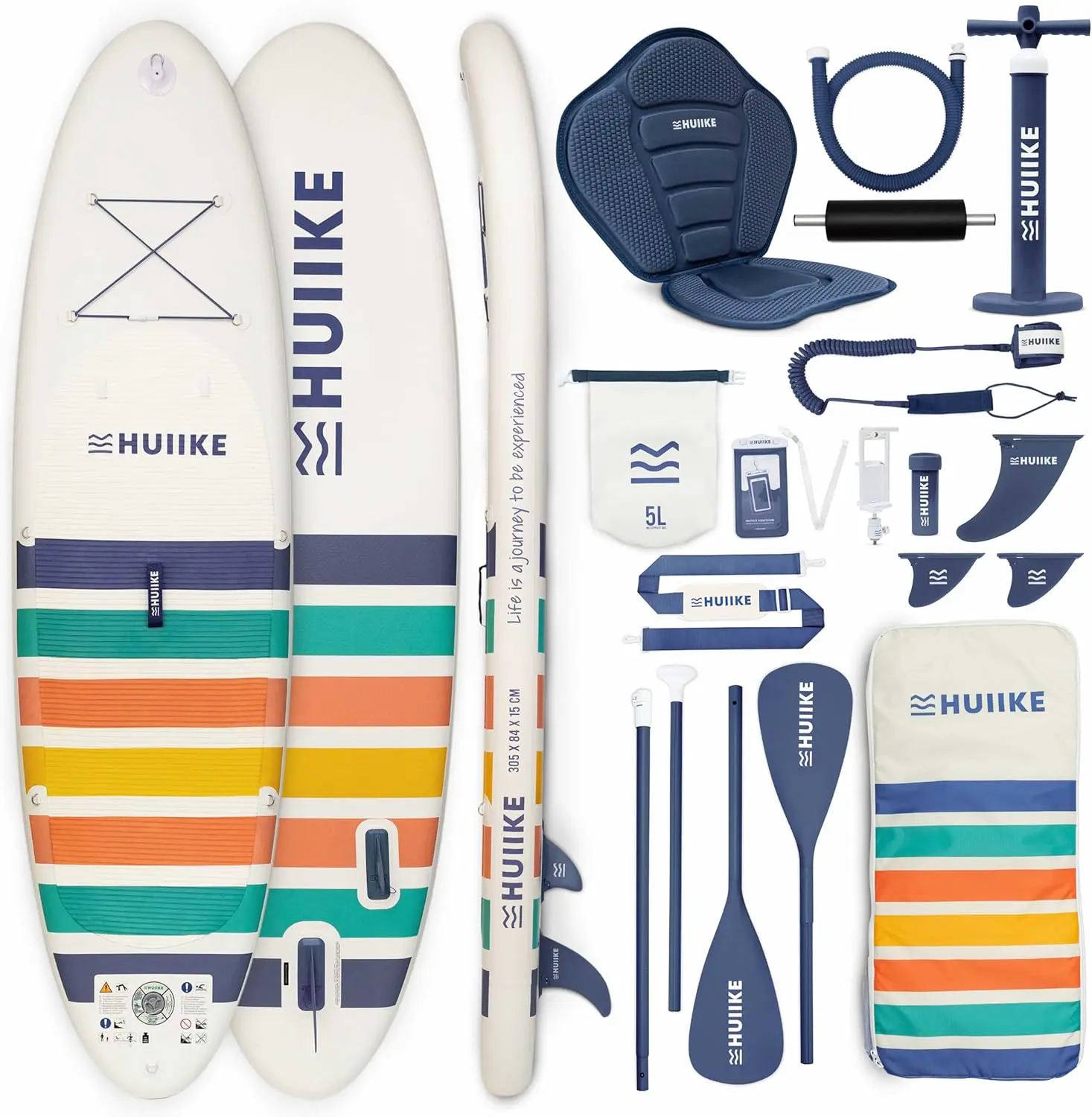 HUIIKE Paddle Gonflable Adulte avec Accessoires Inclus