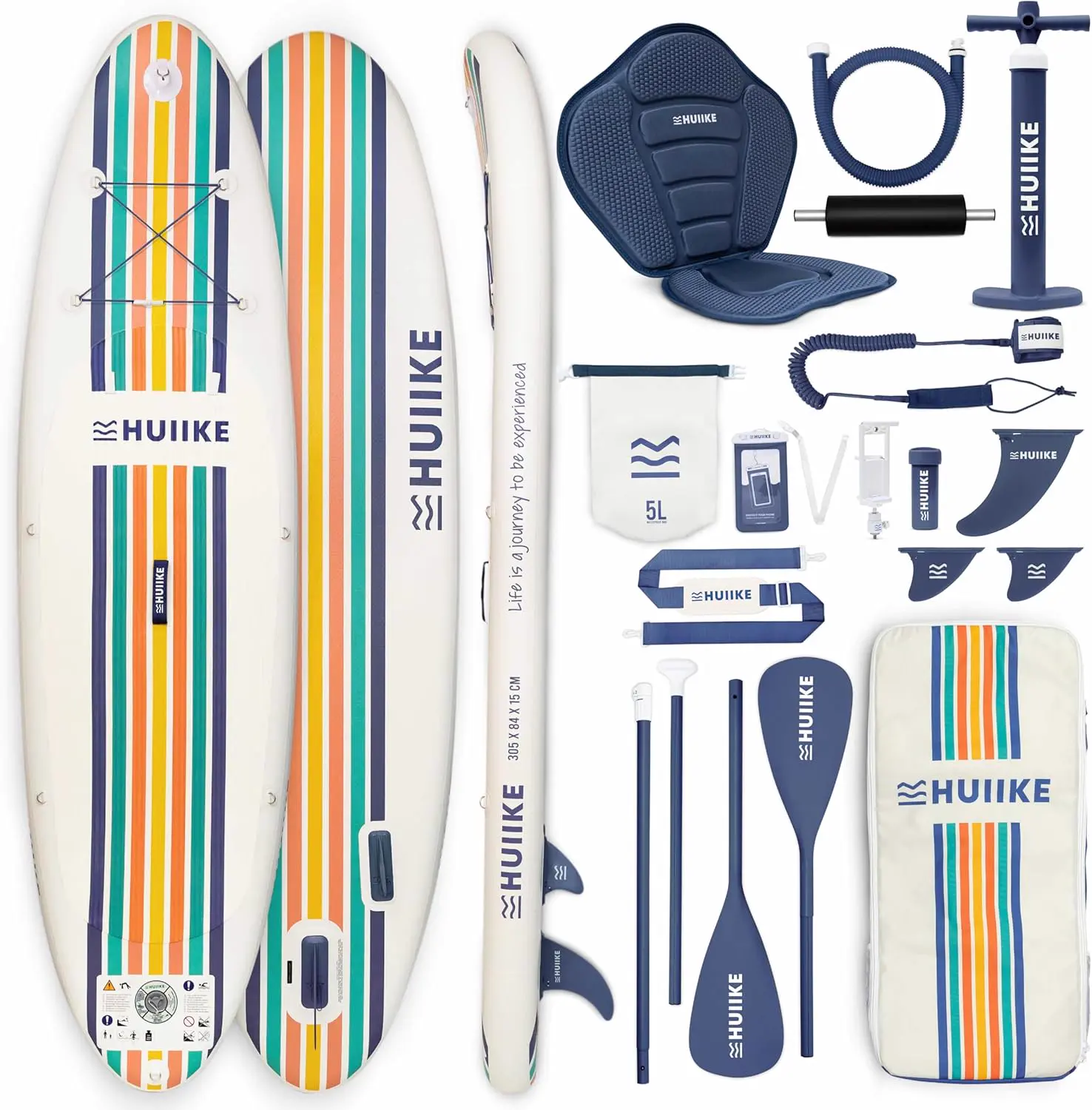 HUIIKE Paddle Gonflable Adulte avec Accessoires Inclus