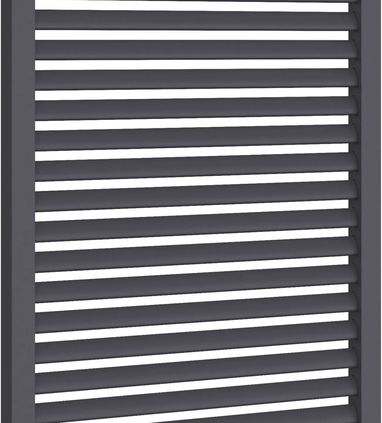 Pergola en acier gris 3x4 m rétractable vue 9
