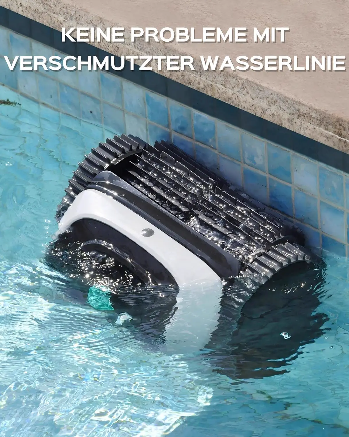 Robot piscine sable 160 m² vue 3