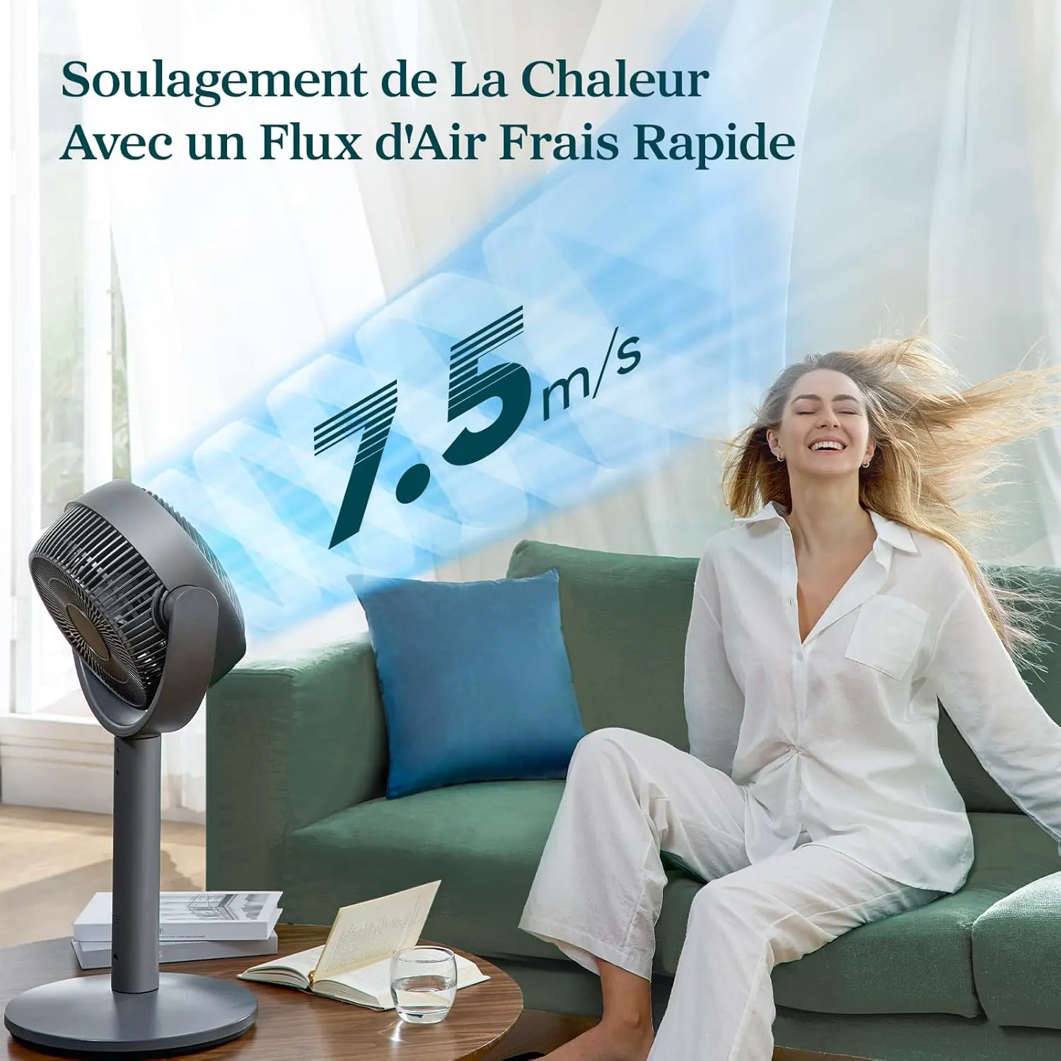 Ventilateur LEVOIT Ventilateur sur pied intelligent silencieux… vue 2
