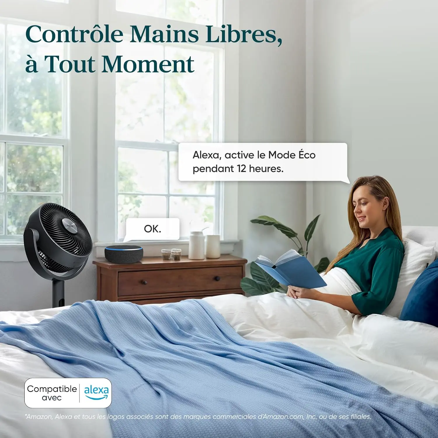 Ventilateur LEVOIT Ventilateur sur pied intelligent silencieux… vue 8