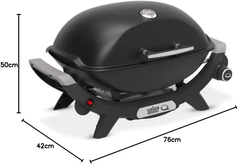 Barbecue weber en aluminium noir 53 x 39 cm vue 9