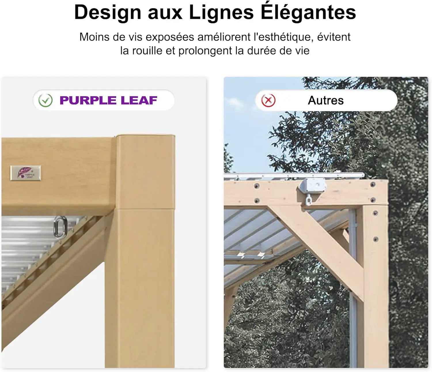 Pergola en aluminium 24 m² vue 8
