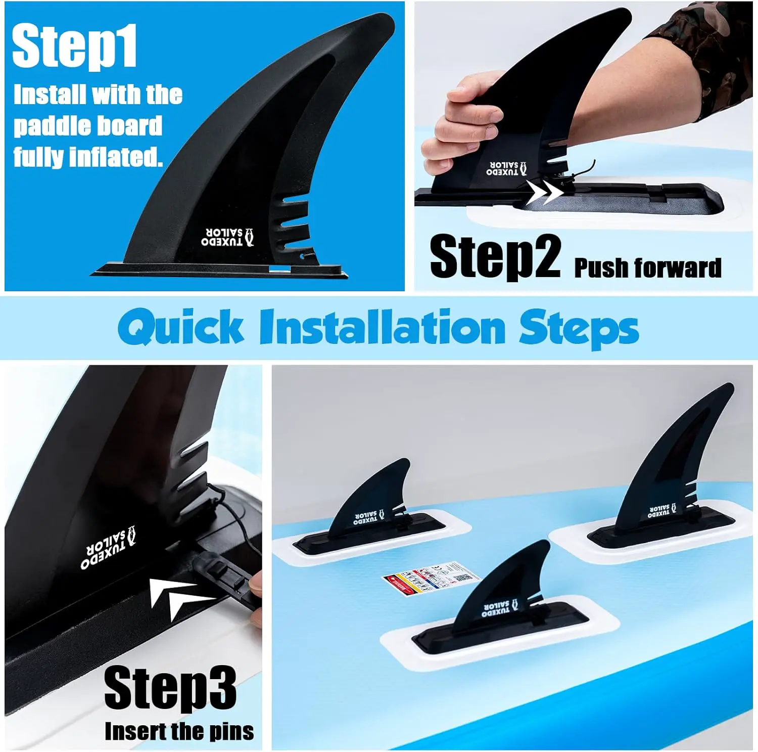 Paddle gonflable Tuxedo Sailor Paddle Gonflable Adulte vue 6