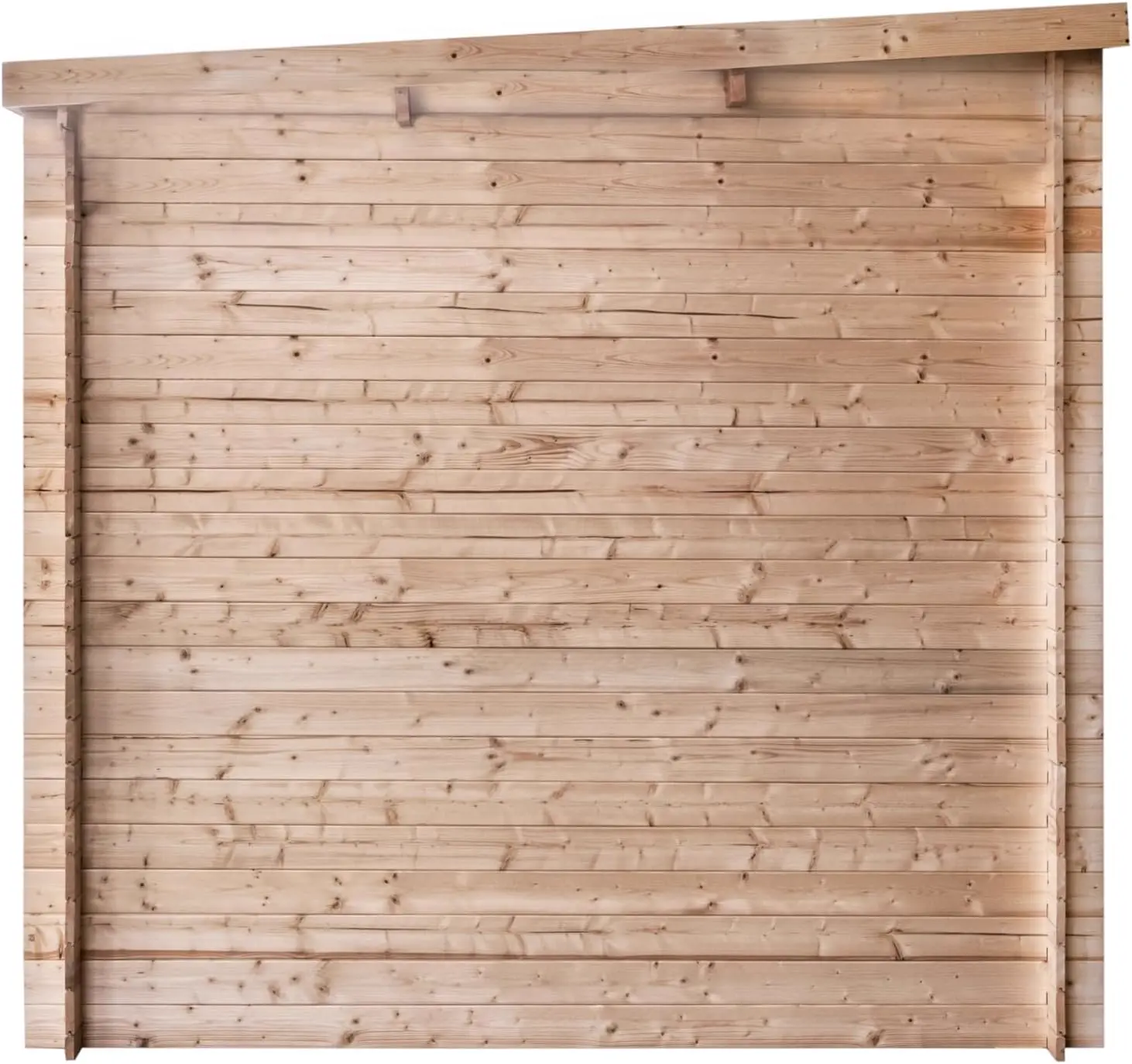 Abri de jardin en bois en bois noir 10,5m² vue 5