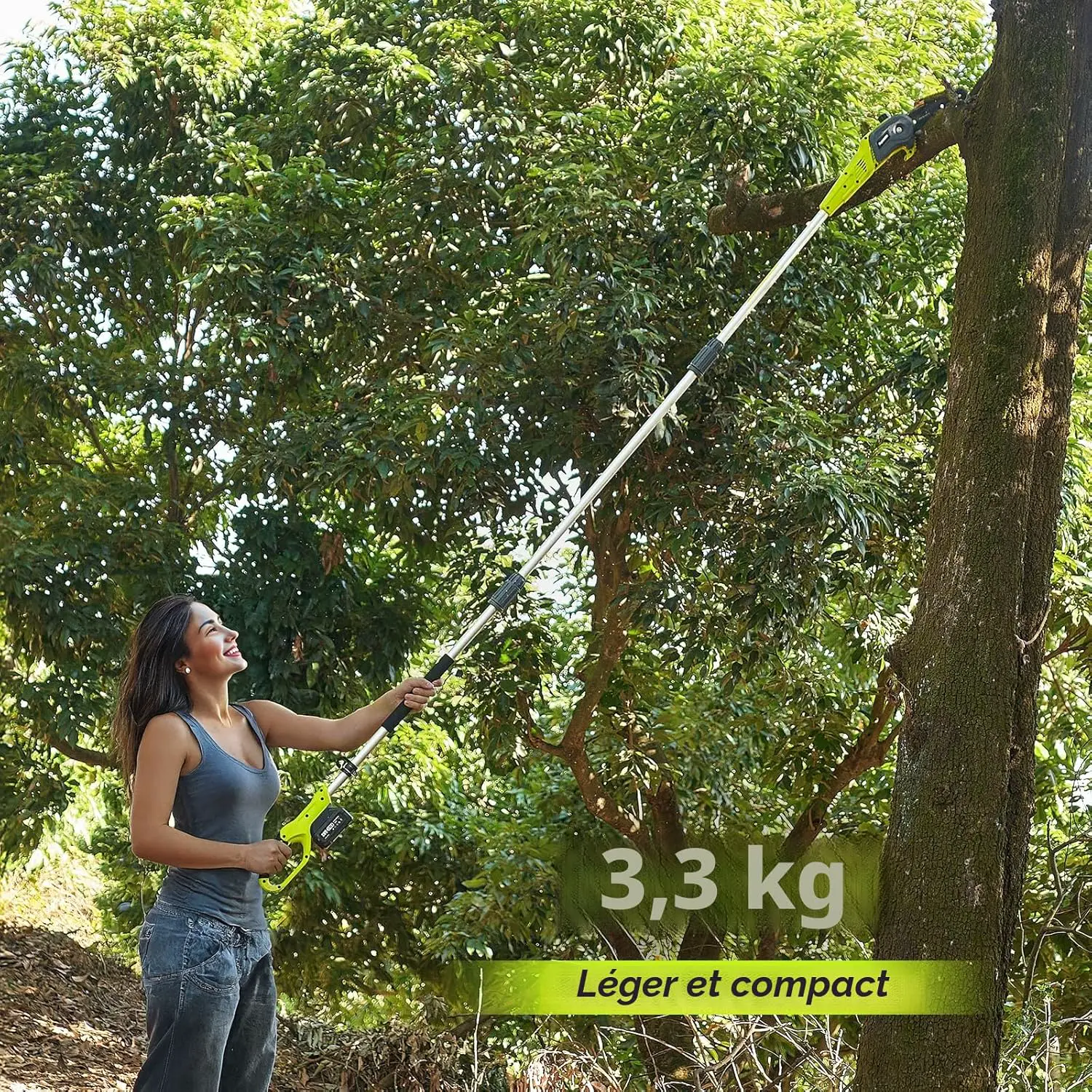 Tronçonneuse électrique en acier vue 5