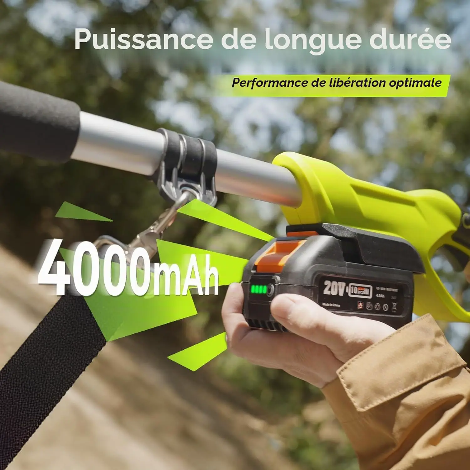 Tronçonneuse électrique en acier vue 6