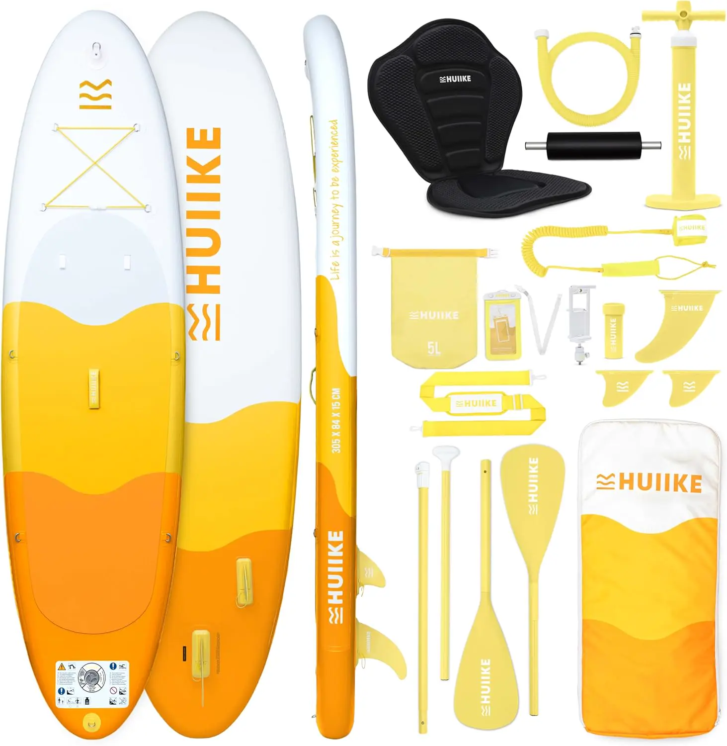 HUIIKE Paddle Gonflable Adulte avec Accessoires Inclus