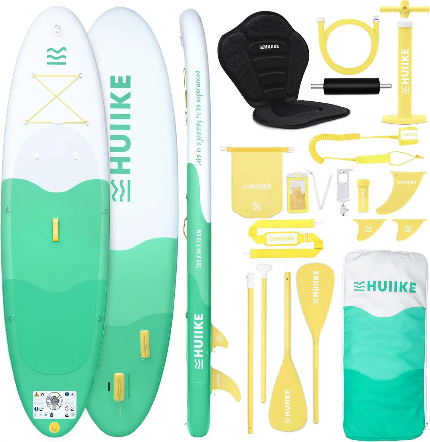 HUIIKE Paddle Gonflable Adulte avec Accessoires Inclus