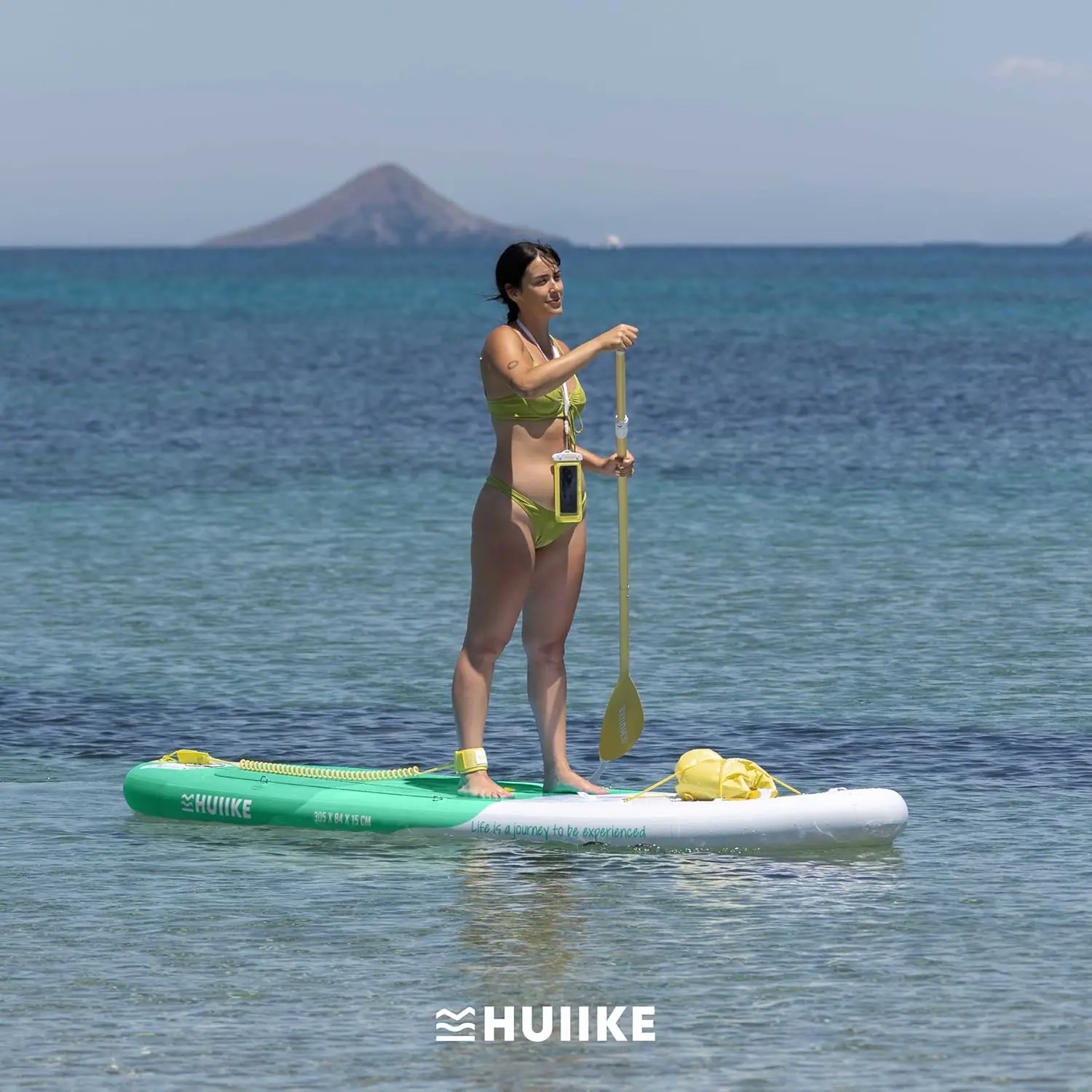 Paddle gonflable en aluminium naturel 84x15 cm vue 9