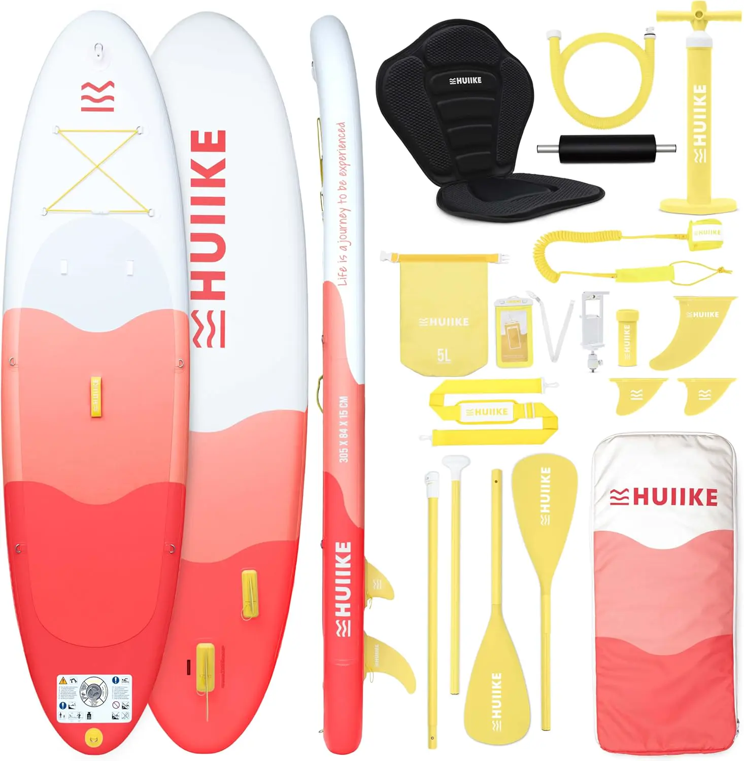 HUIIKE Paddle Gonflable Adulte avec Accessoires Inclus