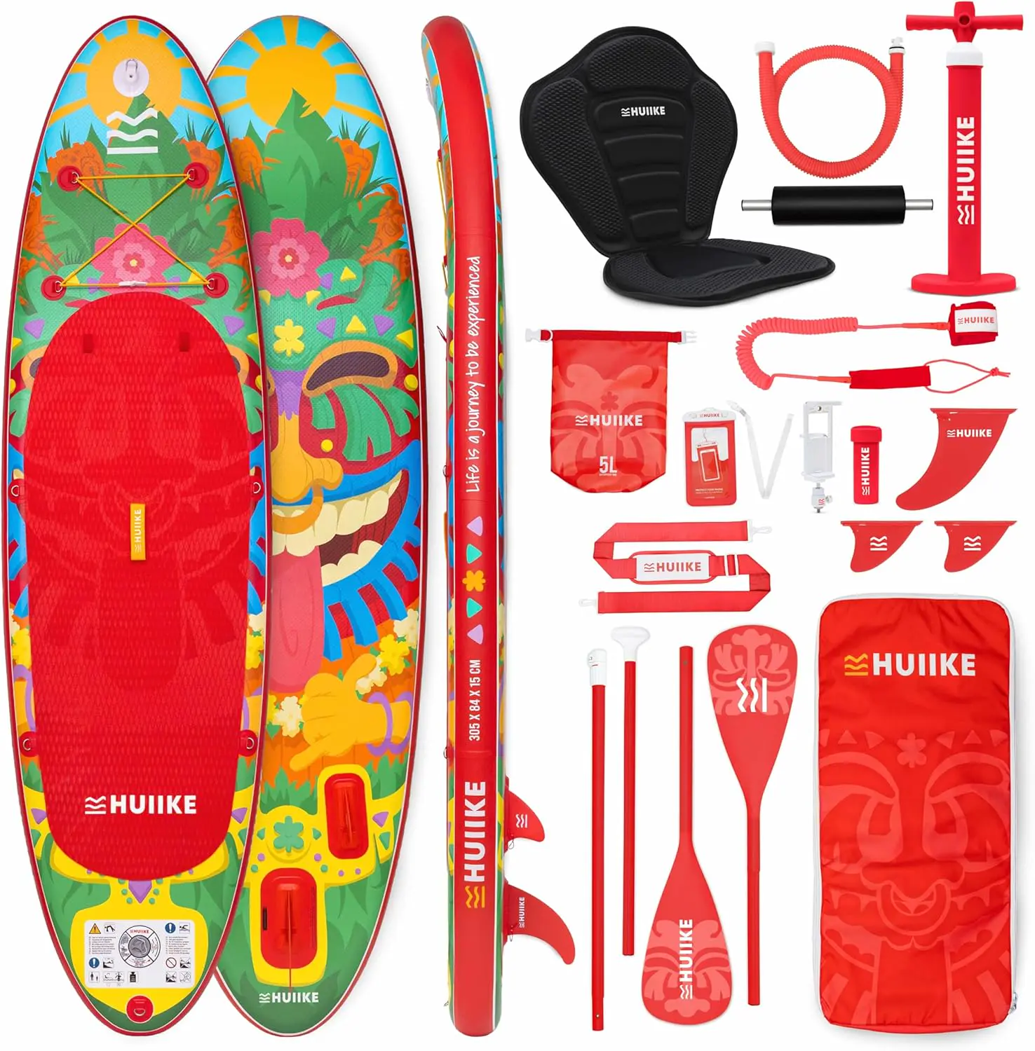 HUIIKE Paddle Gonflable Adulte avec Accessoires Inclus